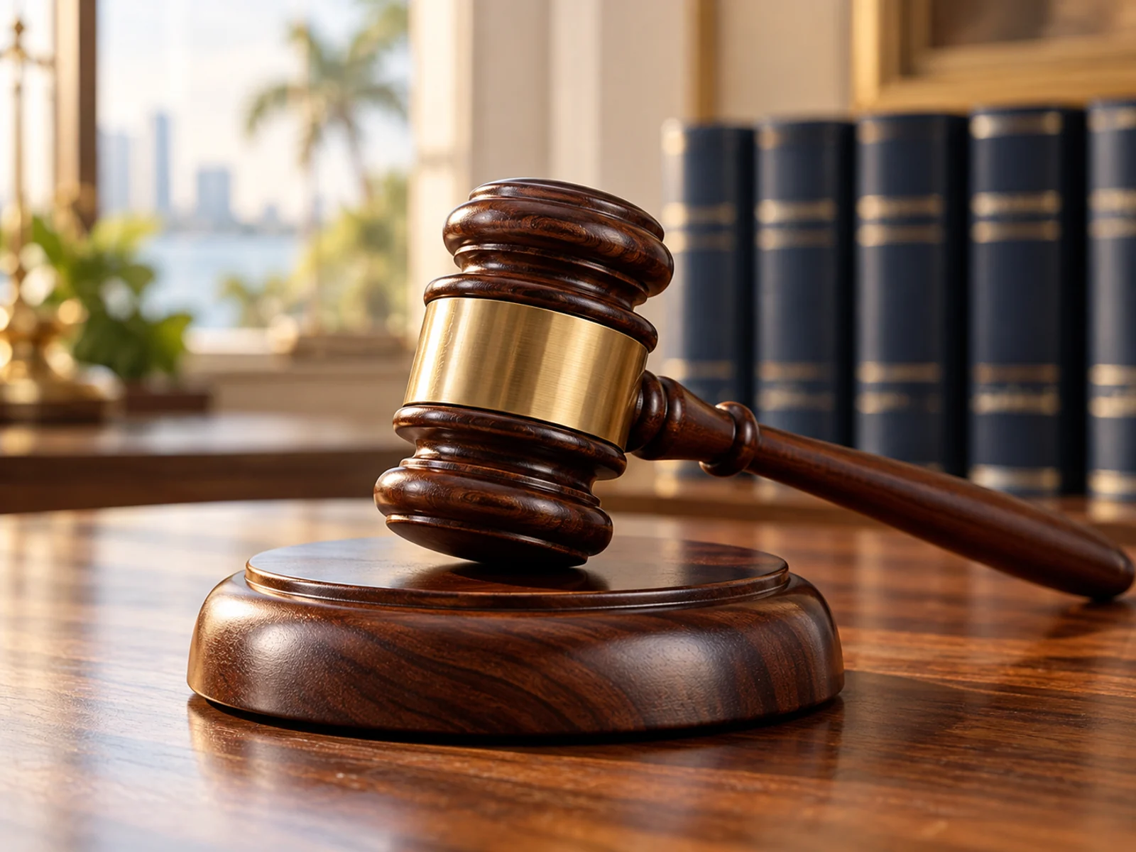 Gavel on an attorney’s desk